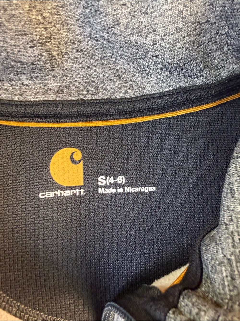 Carhartt Women’s Heather Gray Zip-Up Force Jacket Small - Picture 4 of 11